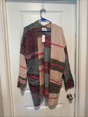 Francesca’s Color block Cardigan